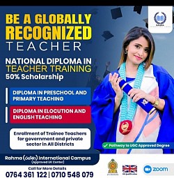 Diploma in preschool and primary teacher training ......Diploma in Elocution and English teacher training